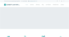 Desktop Screenshot of corbettfirm.com